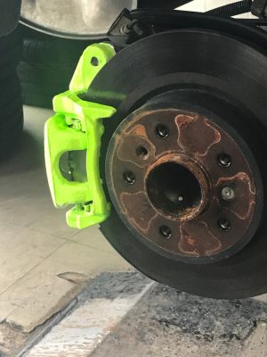 Green Neon Brake Caliper Lacquer